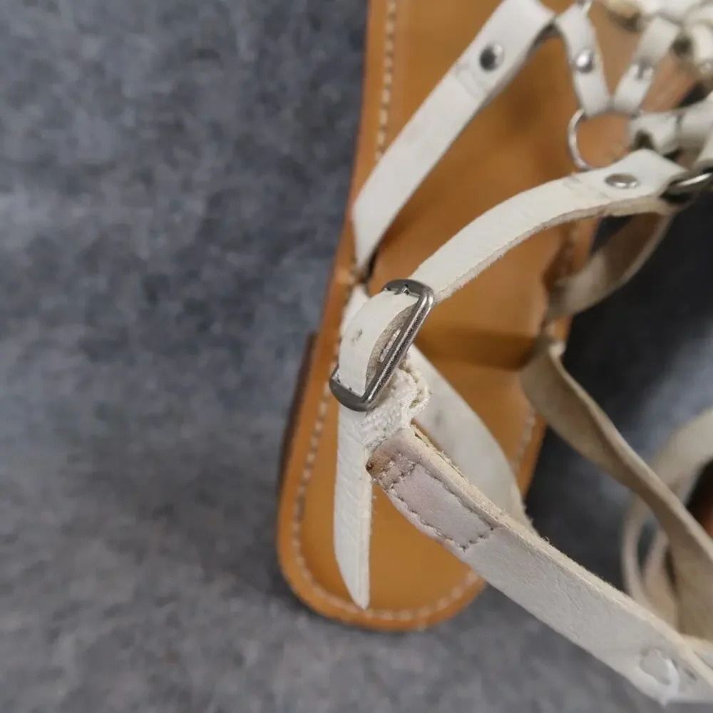 Yellowbox Shoes Womens 8.5 Sandals Casual Strappy Flats Ankle Strap Adjustable - Picture 10 of 15